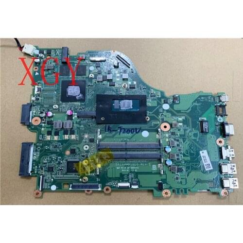 For Acer E5-575 E5-575G F5-573 Laptop Motherboard DAZAAMB16E0 CPU: I5-7200U 100% test OK