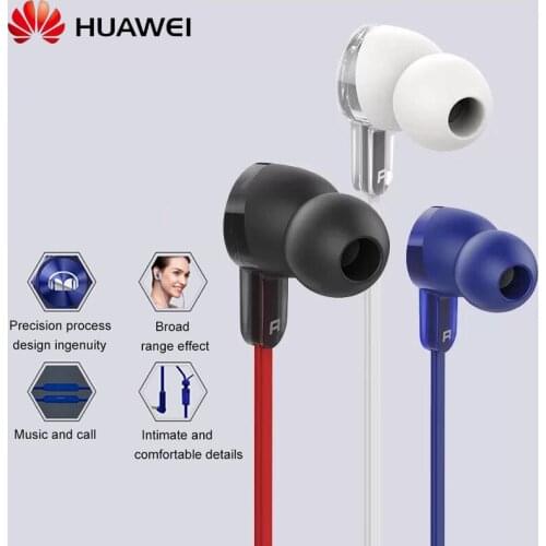 Original Honor AM15 3.5mm In-Ear Earphone With Huawei Histen and Microphone For Honor 9X Honor 20 Lite