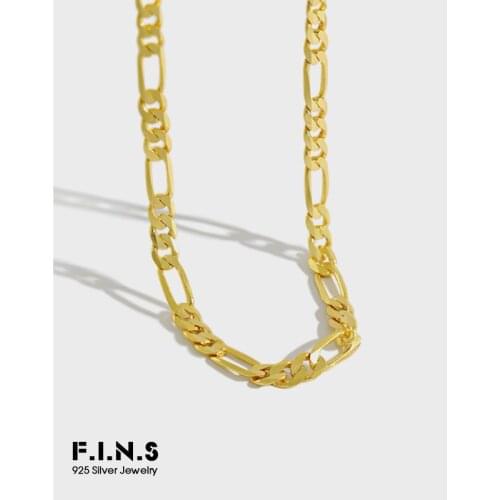 F.I.N.S S925 Sterling Silver Choker Necklace Clavicle Chain Female Necklace Silver Fashion Jewelry Ornament Women Accessories