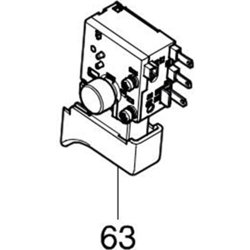 Switch 650776-5 220-240V For Makita PO5000C