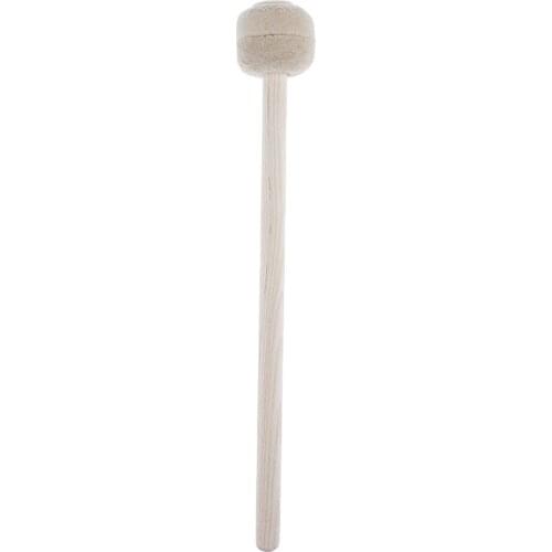Heavy Duty Bass Snare Drum Mallet Wool Felt Head Percussion Accessory