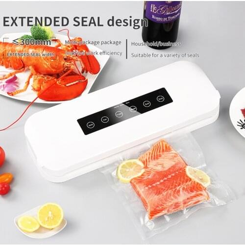 Vacuum Food Sealer Portable Wet Dry Food Preservation Sealing Machine 60KPa-110KPa Automatic Vacuum Packaging Machine with Bags