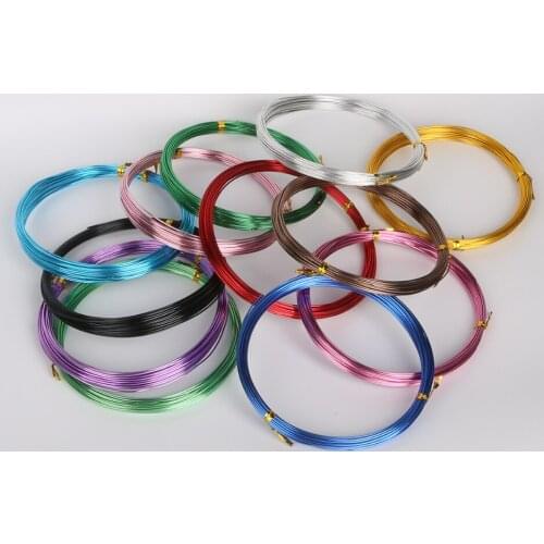 High Quality 10m 18 gauge(1mm) Aluminum Wire Soft Metal Floristry Wire/Cord/Thread Jewelry Findings for DIY Crafts Making