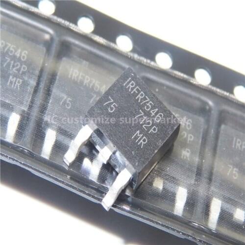 10PCS/LOT NWE IRFR7546 TO-252 60V 71A SMD Transistor