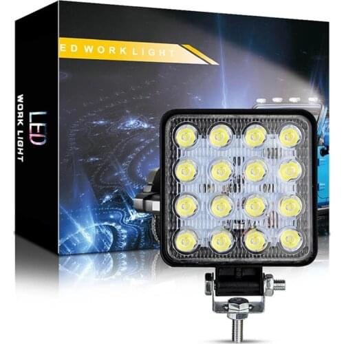 3030 LED 16SMD Wrok Light Led Bar LED Lightbar 48W 16LED For Car Truck Tractor SUV 4x4 Car Led Headlights Lighting Spot Work Bar