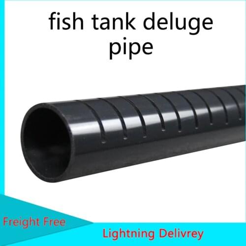 5 Colors Fish Tank Rain Pipe Drip Water Tube Downcomer Cess-Pipe Aquarium PVC Pipe Filter Accessories Drain Deluge Pipe 1 Pcs