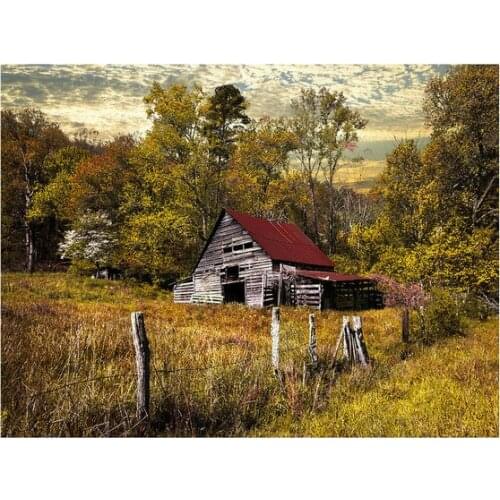 5d diamond painting landscape house full square diamond mosaic autumn scenery crafts embroidery home decoration