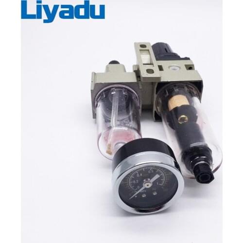 AC2010-02D G1/4 Oil and water separator Gas source treatment filter Duplex pieces automaticity