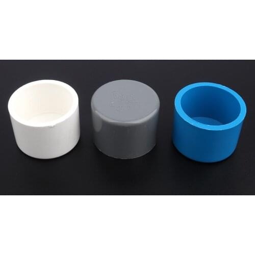 Free Shipping 5pcs/lot 32mm PVC Pipe End Cap Aquarium Tank Tube Adapter Drip Irrigation System Fittings Garden Water Connectors