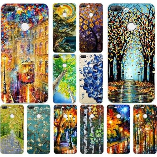 148H Super Hot Painting Tree Soft Silicone Tpu Cover phone Case for huawei Honor 9 Lite 10 p 9 10 lite