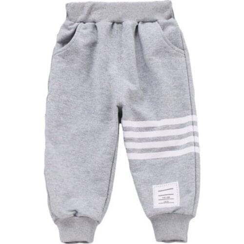 New Spring Autumn Baby Boys Girls Clothes Children Cotton Pants One Piece Toddler Fashion Casual Clothing Kids Infant Sportswear