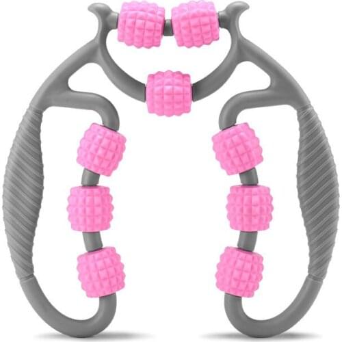 Nine Wheel Ring Legging Apparatus Yoga Roller Leg Clamping Calf Muscle Massager Yoga Auxiliary Fitness Equipment