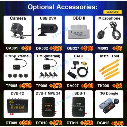 This Link just for Customer to Pay Extra Cost of the Optional Related Products for FLYUNICE Android Car Multimedia Player