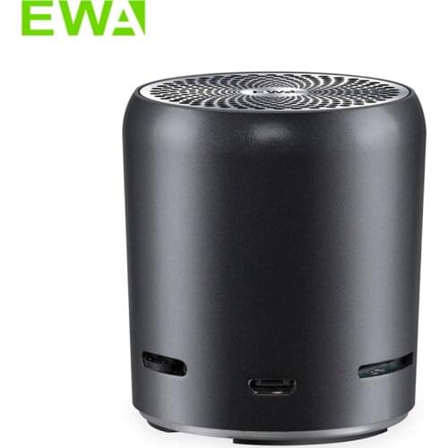 EWA Super-mini Portable Bluetooth 5.0 Speaker TWS Best Sound Bass Boombox Metal Body Caixa De Som Car Speakers and Subwoofer