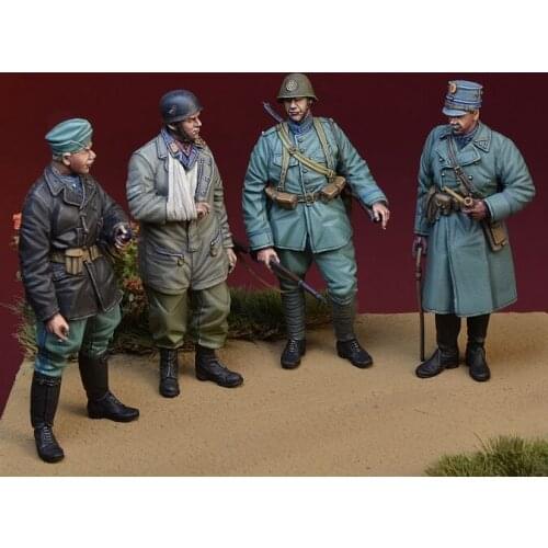 1/35 Resin Figures Model kits Unassambled Unpainted C536