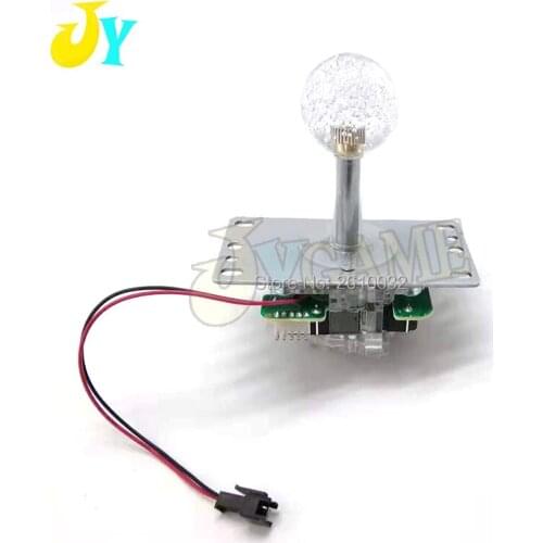 Copy SANWA 8TY Joystick illuminated Joystick 5Pin Joystick With 5V LED light Arcade Joystick Fhishing Game Control rocker