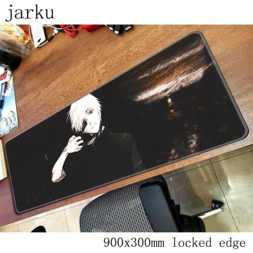 Tokyo Ghoul mouse pad gamer 900x300mm notbook mouse mat large gaming mousepad Fashion pad mouse PC desk padmouse accessories