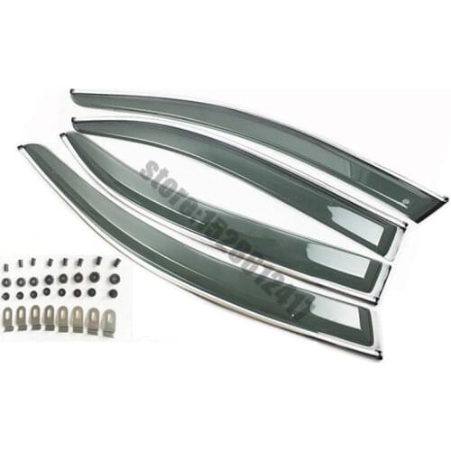 For Chery JETOUR X70 X70S 2018-2019 Car Styling Window Visor Vent Shade Rain Sun Guard Deflector Awnings Shelters Covers