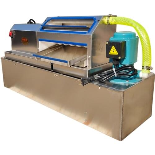 Upgraded stainless steel with water circulation function quail egg shelling machine 220V semi-automatic peeling machine 30KG / h