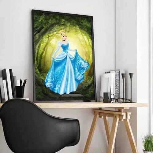 Cartoon Princess 5d Diy Diamond Painting Disney Diamond Embroidery Full Drill Mosaic Cross Stitch Kits Home Decor