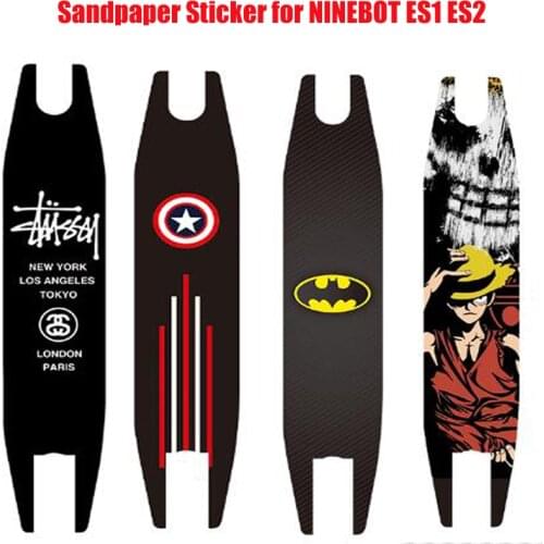 Anti-slip Pedal Footboard Tape Sandpaper Stickers for ninebot es2 es1 Electric scooter Skateboard Protective e scooter sticke