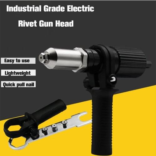 Professional Electric Rivet Nut Gun Machine Core Pull Accessories Cordless Riveting Gun Drill Adapter Riveter Insert Nut Tools