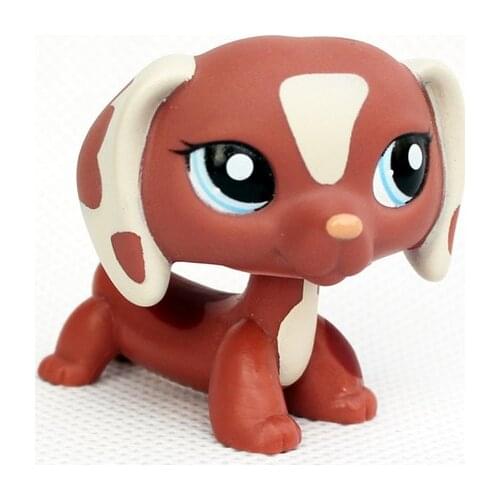 Rare Lps Pet Shop Toy Hulk Captain America Spaniel PinkDog Black Short Hair Cat Collection Action Standing ChildrensGift