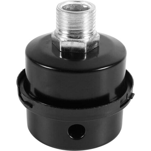 1/2" Thread Connector Muffler Filter Silencer for Oil-less Air Compressor Air Intake Filter Noise Muffler