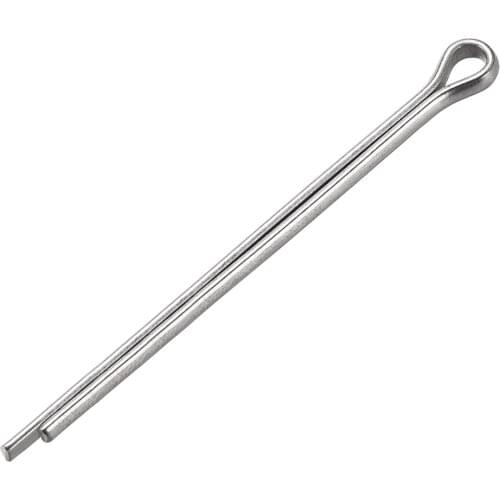 Uxcell 30Pcs Split Cotter Pin 3mm x 50mm 304 Stainless Steel 2-Prongs Silver Tone Fasteners