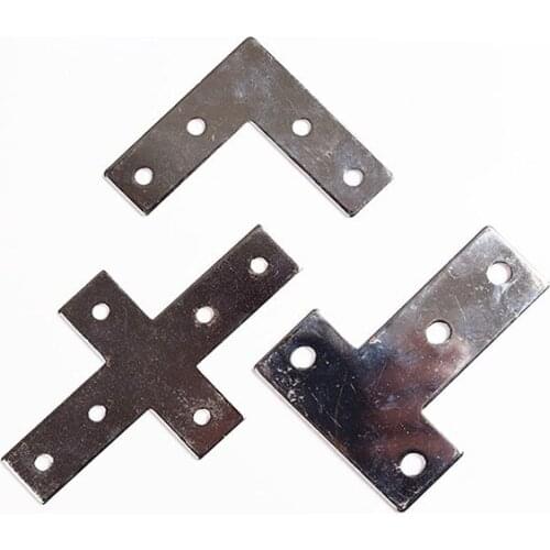 Joint Board Plate Corner Angle Bracket Connection Strip for Aluminum Profile 2020/3030/4040/4545 with 4 or 5 holes
