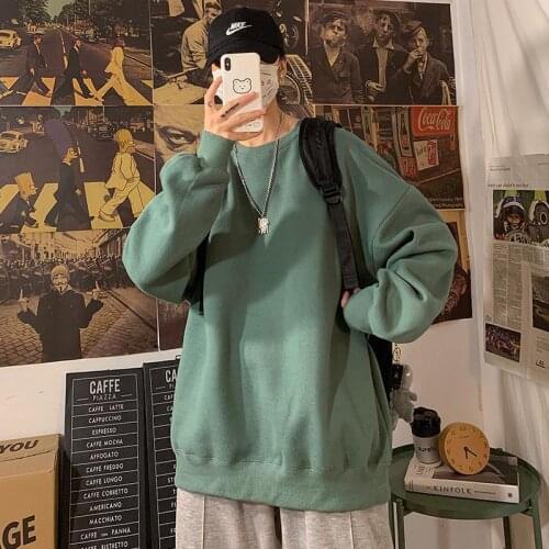 Loose Korean style plus size sweatshirt winter clothes streetwear women 2020 new fashion plus velvet oversize harajuku hoodie