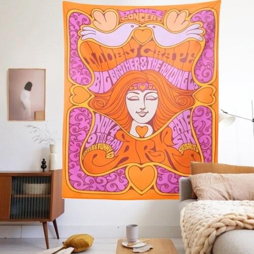 Boho Decor Psychedelic Tapestry Trippy Witchcraft Hippie Tapestry Wall Hanging Tapestry Girls Aesthetic Home Decoration Mural