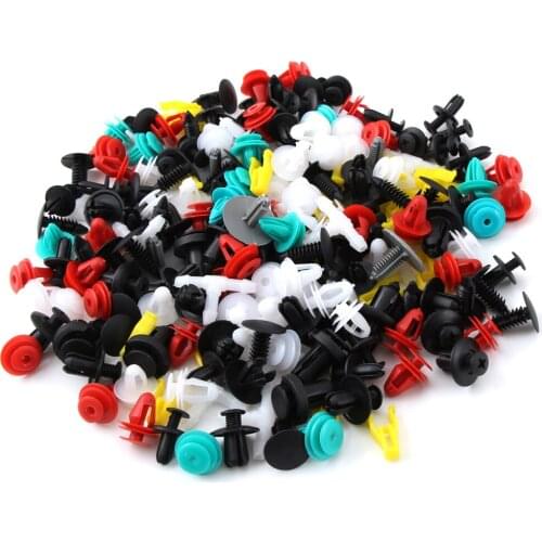 100pcs Universal Mixed Clips for Renault Megane 2 3 Duster Logan Clio 4 3 Laguna 2 Sandero Scenic 2 Captur Fluence Kangoo