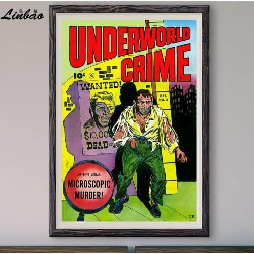 V085 1952 Murdering Microscopes! Vintage Classic Movie Custom Silk Poster Home Deco Wall Art Christmas Gift