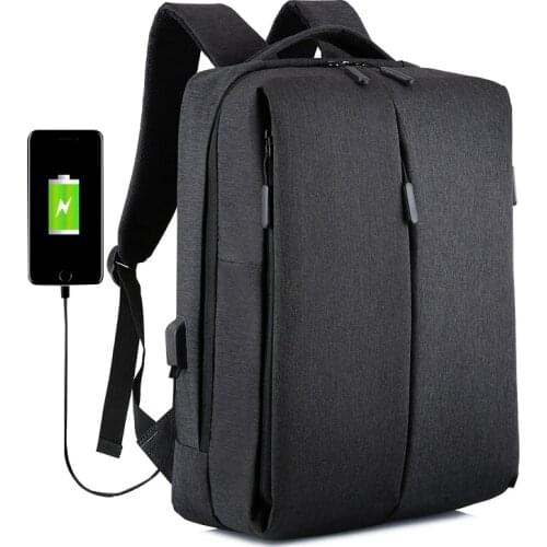 Business Backpack 15 Inch Laptop Water-Resistant with USB Port Charging Travel Backpack Men Women