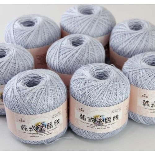 Free Shipping 8Balls X50g New Soft Hand Knitting High Quality 100% Cotton Crocheted Yarn Seashells Purple 16120