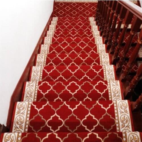 Wellyu High-end new square stair step mat glue-free self-adhesive non-slip mat living room corridor carpet mats can be custom