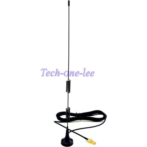 10 piece/lot 4G Antenna SMA 5dbi 4g lte Aerial 698-960/1700-2700Mhz magnetic base RG174 3M + A Adapter SMA female to SMA female