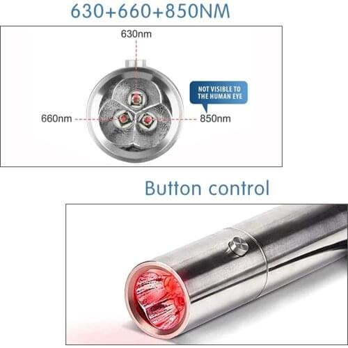 IDEATHERAPY LED Red Light Therapy Facial Rejuvenation Flishlight For Hifu Massage Device Skin Care Anti Acne Beauty Facial