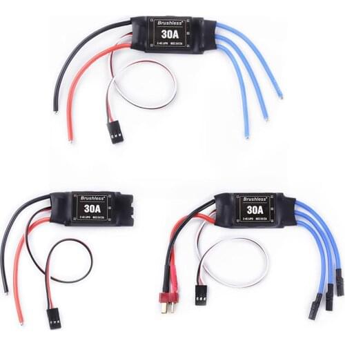 XXD 30A ESC Brushless Motor for RC Airplane Helicopter Aircraft Speed Controller 2-4S ESC Brushless Motor Speed Controller RC