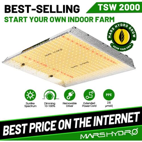 Mars Hydro TSW 2000W 300W Led Grow Light 684 Leds Full Spectrum Quantum Board Phytolamp Hydroponic System for Indoor Plants