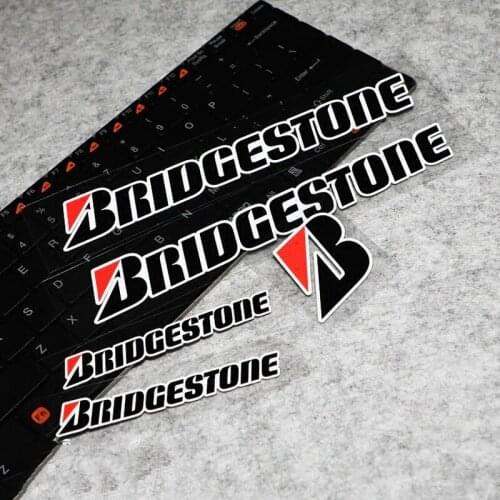 LuLuSticker#274 For BRIDGE STONE Car Tyre Refitting 3M Waterproof Motorcycle Reflective Stickers MOTO Racing Helmet Decals