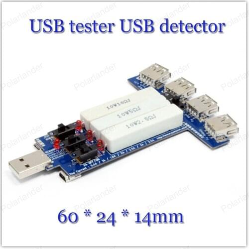 USB Charger Mobile Power Current Voltage tester meter capacity USB multi-function charger head data line test tester
