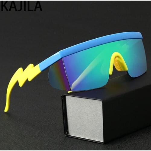 Sport Sunglasses Men 2020 New Fashion Luxury Brand Rectangle Sun Glasses For Women Irregular Temples Oculos De Sol Masculino