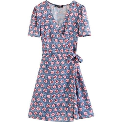 Летние платья с запахом PERHAPS U China At AliExpress