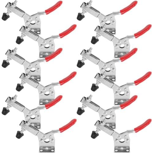 Hand Tool Toggle Latch Clamp 12PCS 201-B Quick Release Hold Down Clamp Tool Clamp Quick Release Pull Latch Clamp