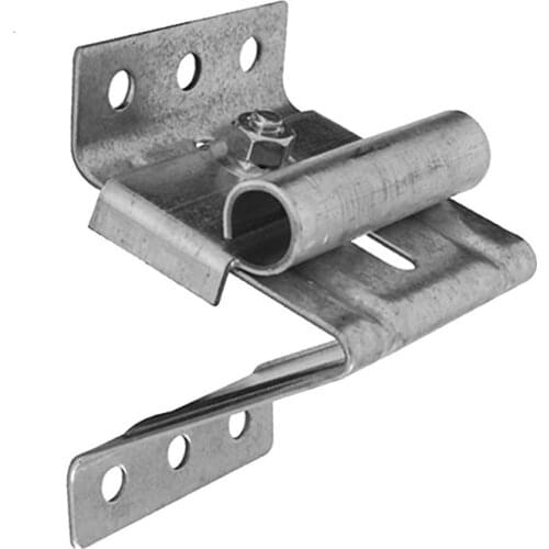 2PCS Plating Heavy Duty Garage Door Adjustable Top Bracket with Screw