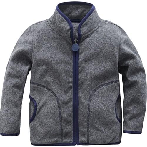 Warm Soft Polar Fleece Child Coat Baby Girls Boys Jackets Windproof Children Outerwear Clothing Kids Outfits For 75-125cm