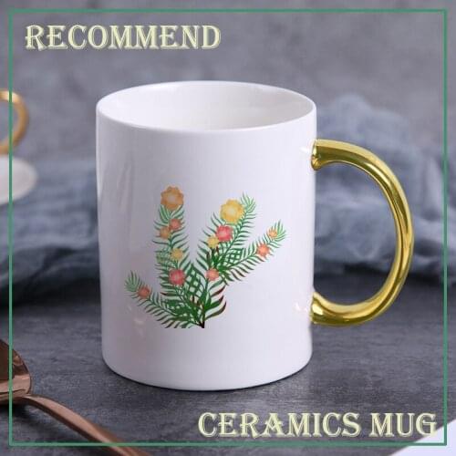 Creative Sun flower Mugs friends кружка Handle Tea Coffee Mug coffee glass Cup Personalized Mugs for women Gift KTZW-068