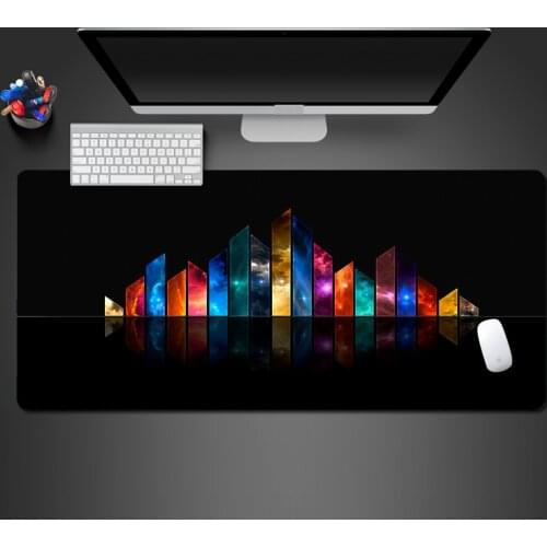High Quality Black Abstract Mouse Pad Notebook Best-Selling Large Competition Players Anti-Skid Speed Pad Natural Rubber Mats
